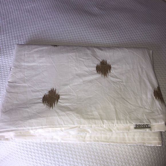 NWOT Ink + Ivy Duvet Cover Stella Dot Queen - Picture 9 of 11